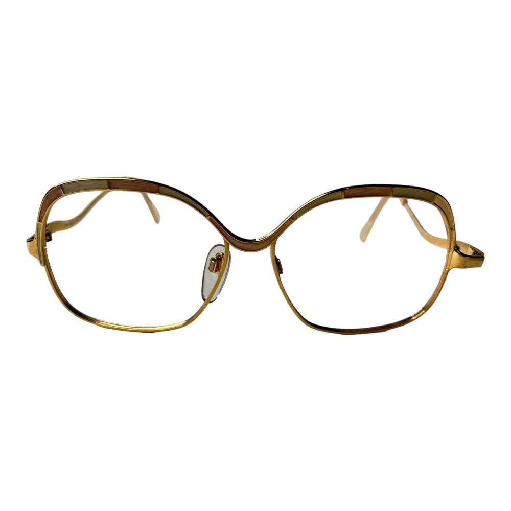 Avant Garde Womens Eyeglasses Frame Gold Davida Pink 56-14‎ H5837